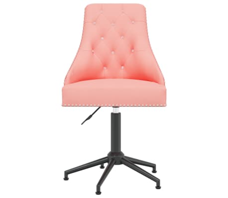 Fauteuil Chaise De Bureau Pivotante Design En Velours Rose