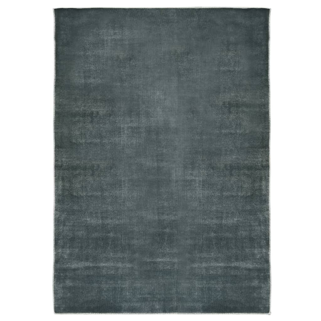 vidaXL Matto pestävä taitettava harmaa 140×200 cm polyesteri