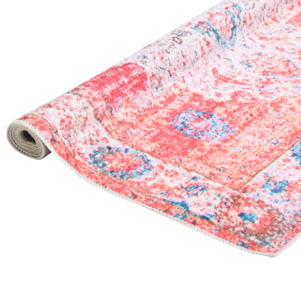 

vidaXL Vloerkleed bedrukt wasbaar 160x230 cm polyester meerkleurig