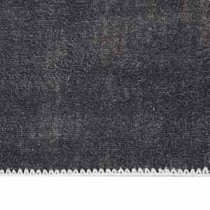 Běhoun pratelný skládací antracitový 80 x 300 cm polyester - obrázek 3