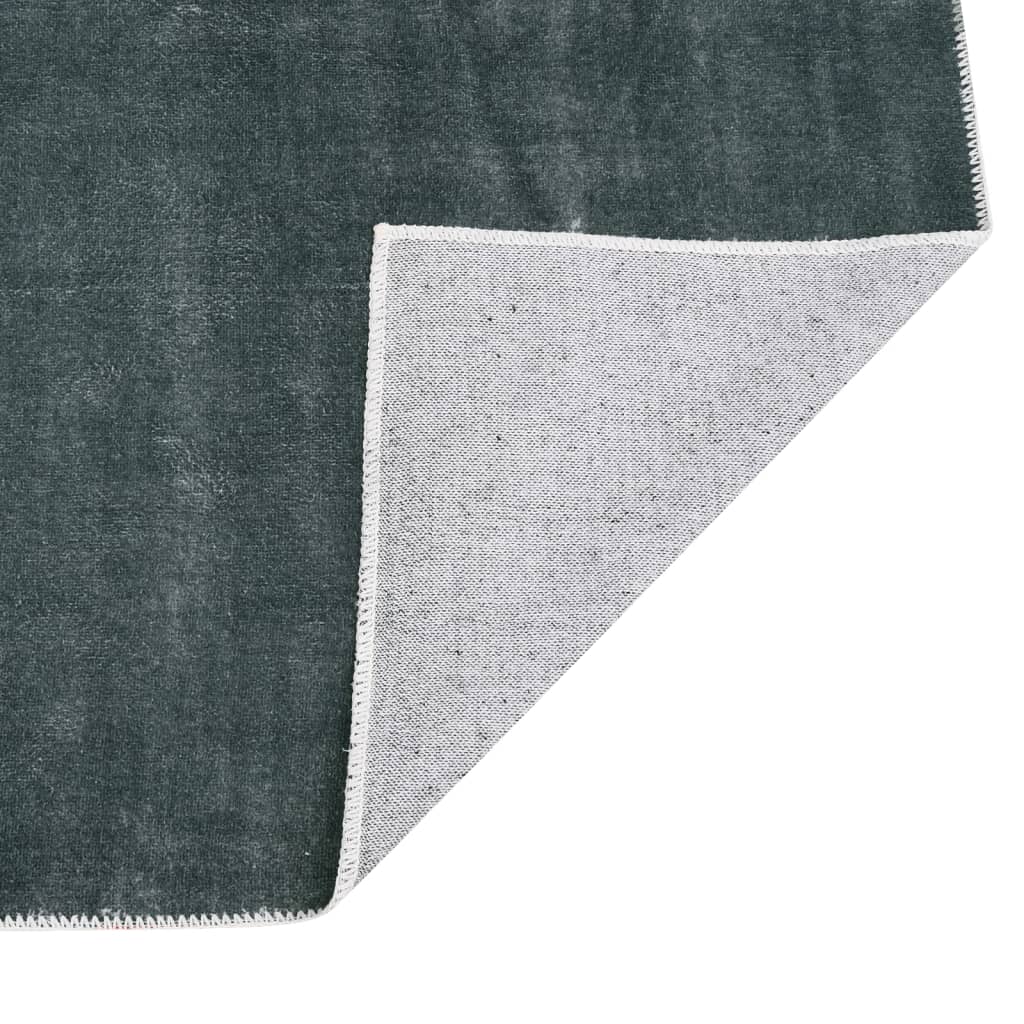 Tapijtloper wasbaar opvouwbaar 100x300 cm polyester grijs