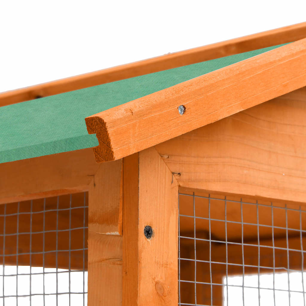 Cage à Oiseaux 68x62x166 Cm Bois De Sapin Massif VidaXL 15 width=274