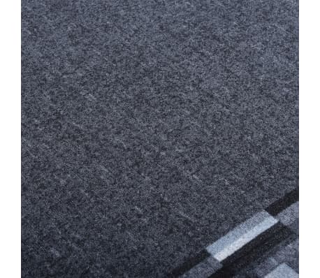 vidaXL Alfombra de pasillo antideslizante antracita 67x300 cm
