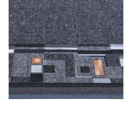 vidaXL Carpet Runner Anthracite 100x450 cm Anti Slip