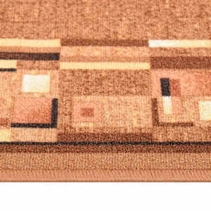 vidaXL Kilimas-takelis, rudos spalvos, 100x450cm, neslystantis