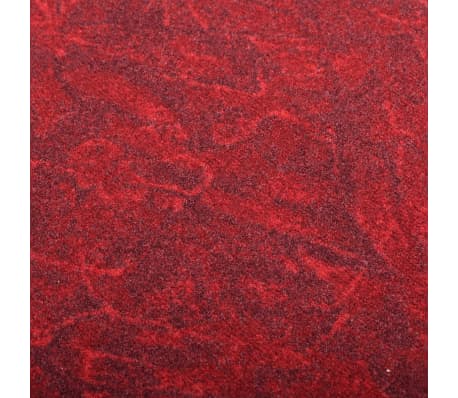 vidaXL Alfombra de pasillo antideslizante rojo 80x150 cm