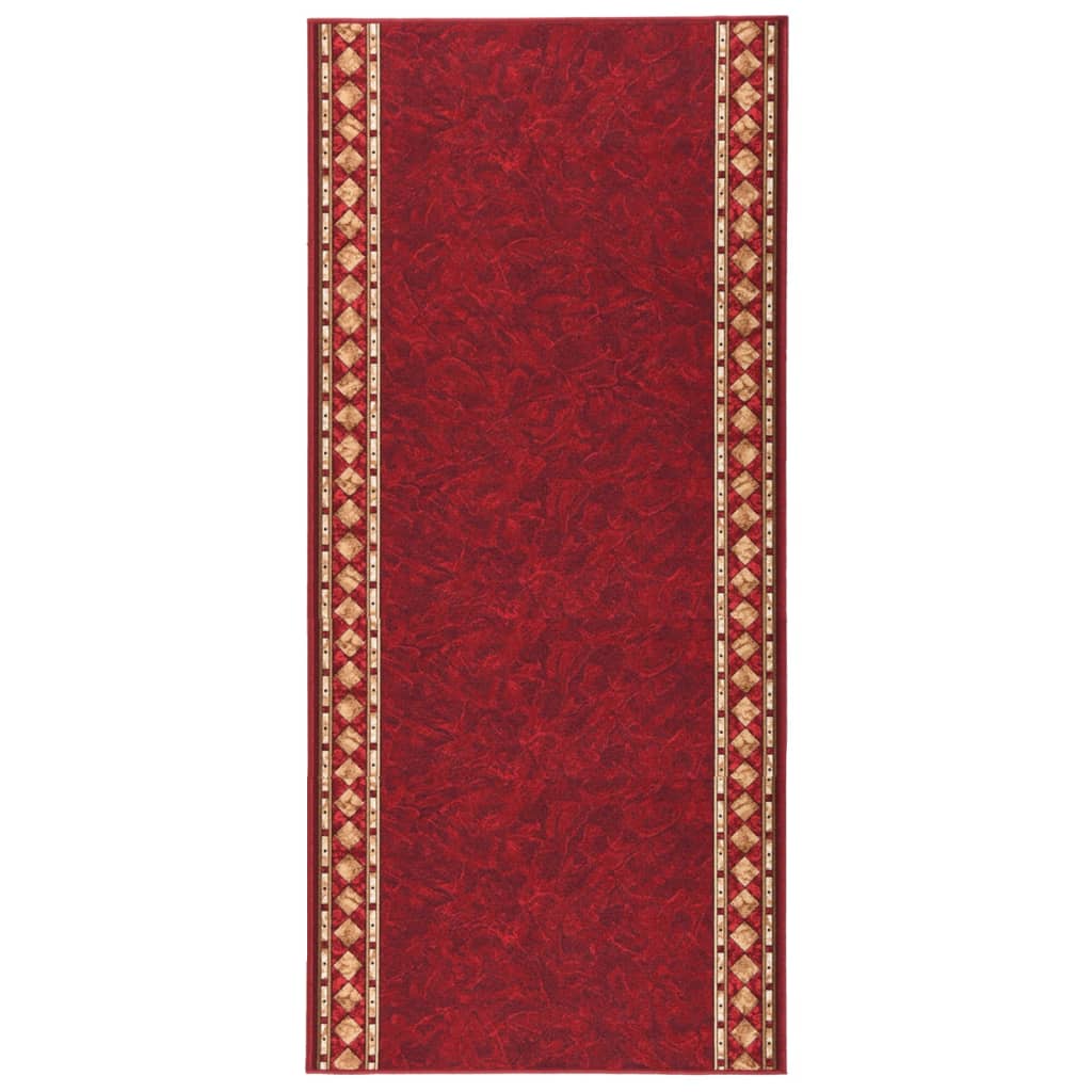 Teppichläufer Rot 100×250 cm Rutschfest kaufen