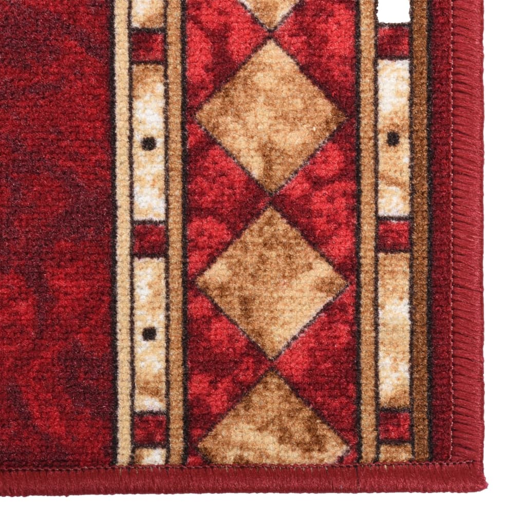 vidaXL Carpet Runner Red 100x250 cm Anti Slip