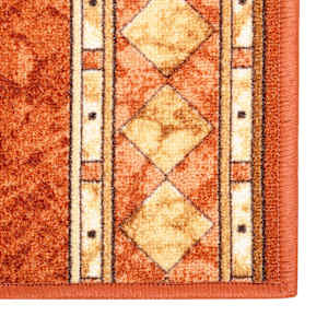 vidaXL Kilimas-takelis, terakota spalvos, 67x400cm, neslystantis