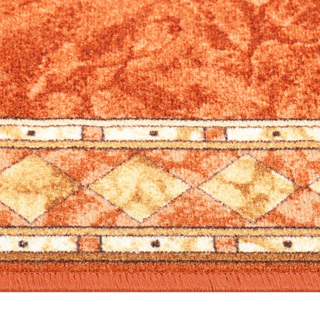 vidaXL Carpet Runner Terracotta 100x150 cm Anti Slip