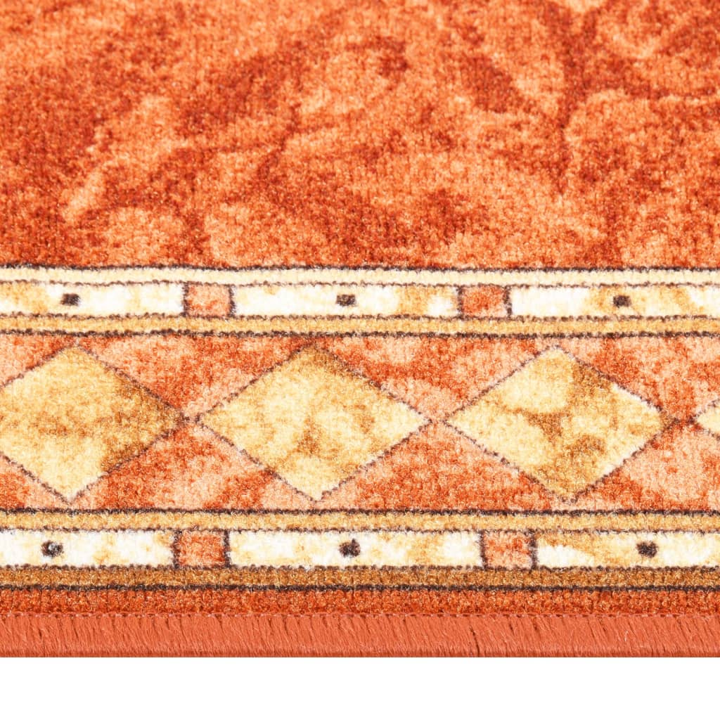 vidaXL Carpet Runner Terracotta 100x250 cm Anti Slip