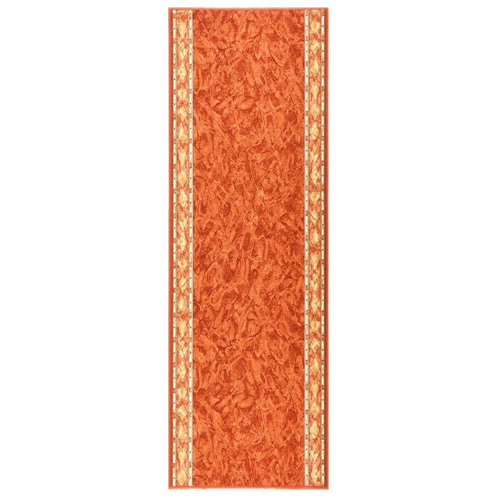 Teppichläufer Terrakottarot 100×300 cm Rutschfest kaufen
