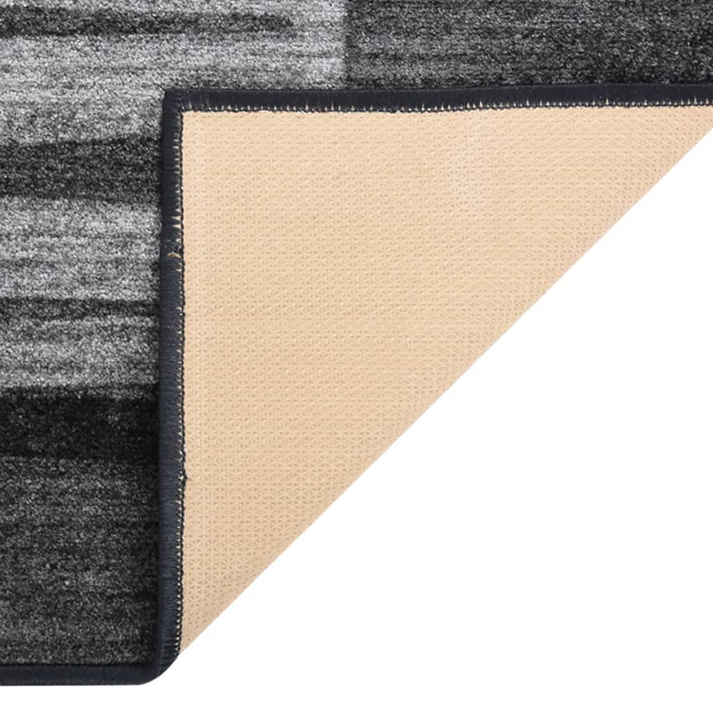 

vidaXL Tapijtloper anti-slip 80x450 cm antracietkleurig