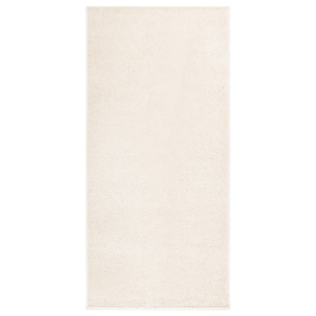 vidaXL Pehmeänukkainen matto liukumaton 115×170 cm beige