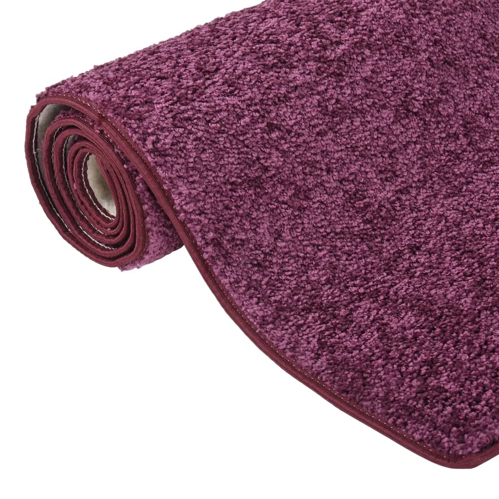 vidaXL Soft Pile Rug Anti-slip 67x180 cm Purple