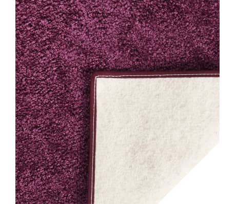 vidaXL mīksts paklājs, neslīdošs, 115x170 cm, violets