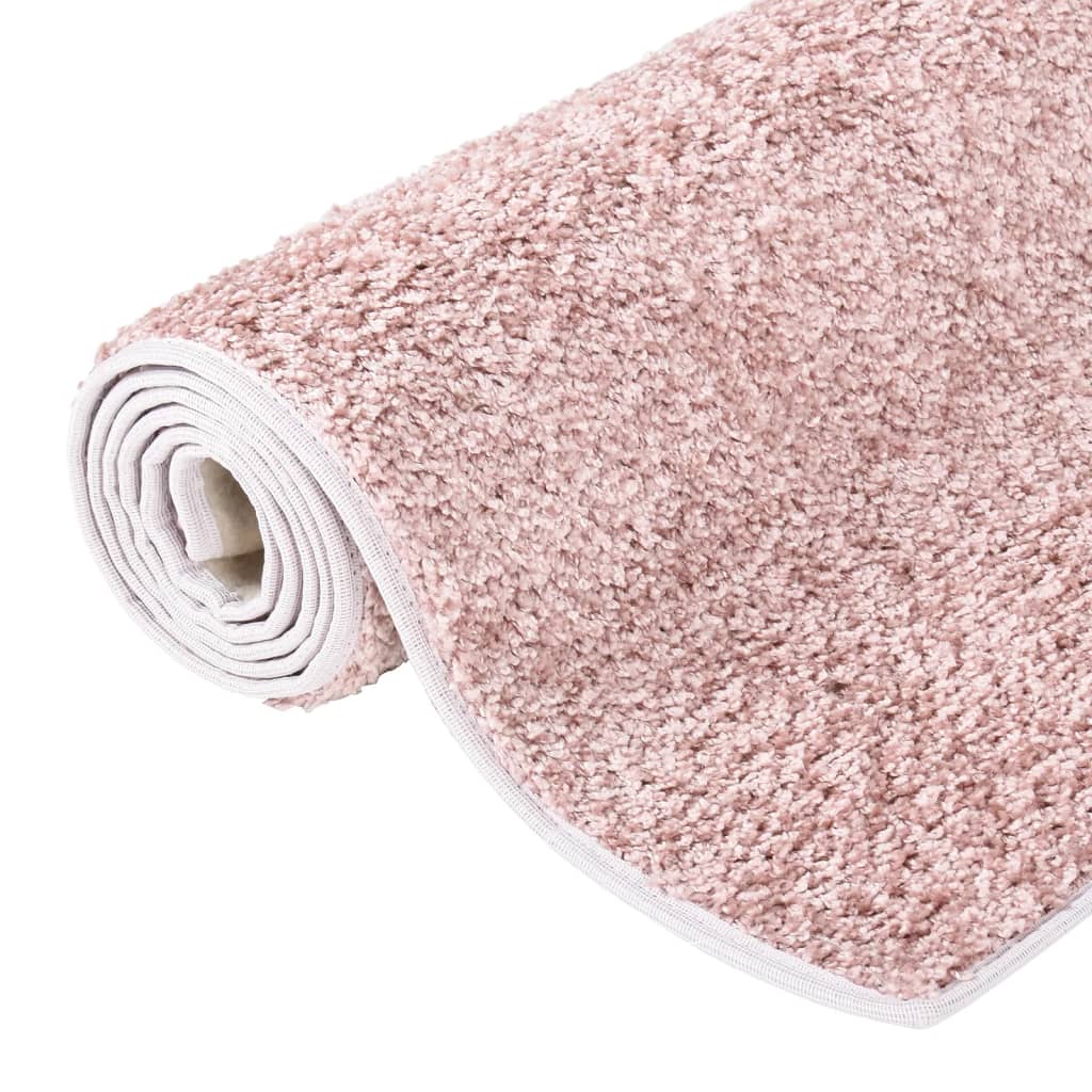 vidaXL Soft Pile Rug Anti-slip 57x150 cm Pink