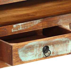 TV stolek vícebarevný 110x30x40 cm masivní recyklované dřevo - obrázek 6