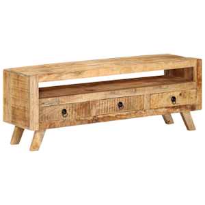 TV stolek 110 x 30 x 40 cm masivní mangovníkové dřevo - obrázek 13