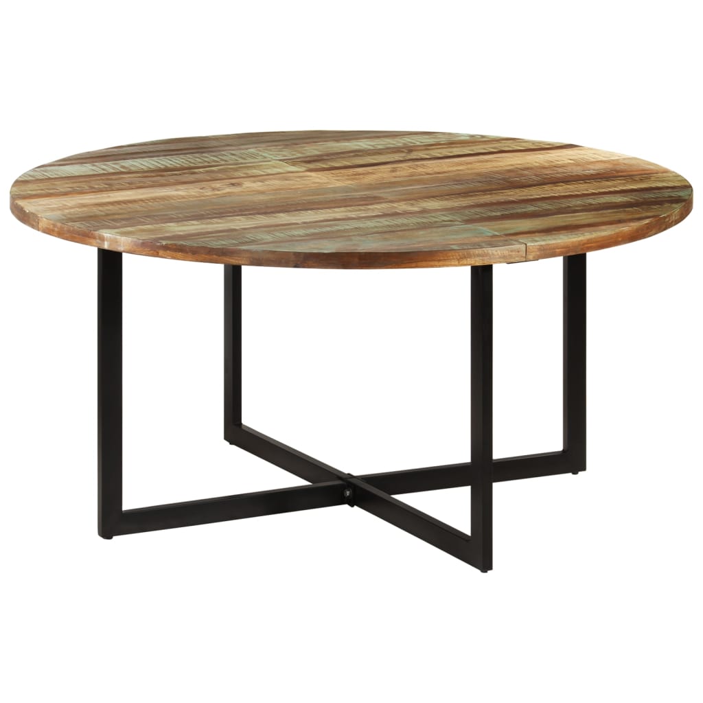 vidaXL Masă de bucătărie, 150×75 cm, lemn masiv reciclat 150x75