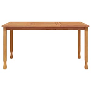 Zahradní jídelní stůl 150 x 90 x 75 cm masivní teak - obrázek 3