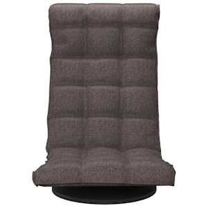 Otočná lenoška na podlahu taupe textil - obrázek 3