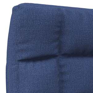 Skládací lenoška na podlahu modrá textil - obrázek 7