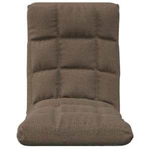 Skládací lenoška na podlahu taupe textil - obrázek 3