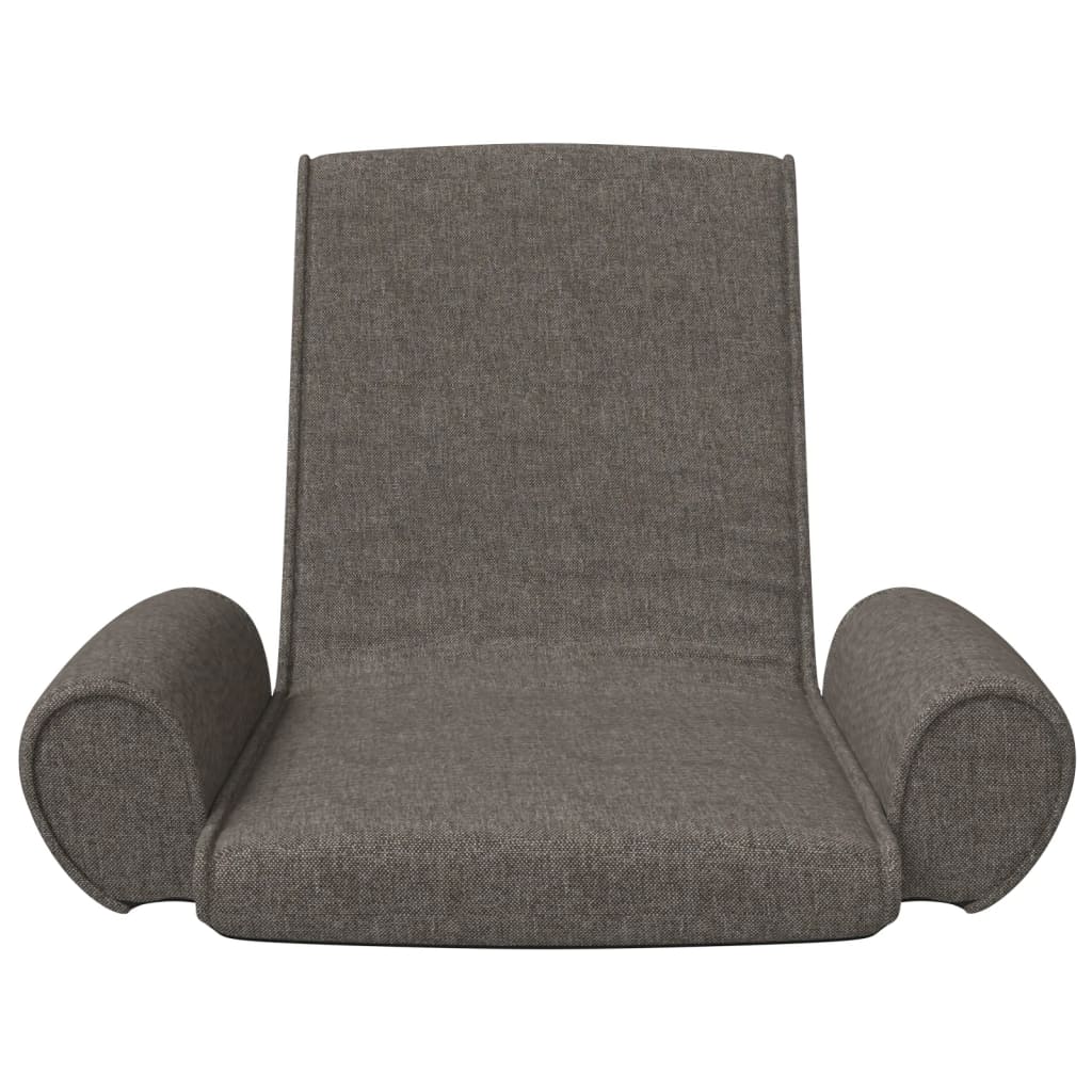 vidaXL Sulankstomas čiužinukas-kėdė, taupe spalvos, audinys