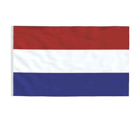 vidaXL Bandiera Olandese con Pennone in Alluminio 4 m
