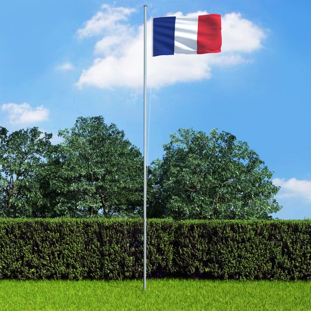 Prantsusmaa lipp ja lipumast..