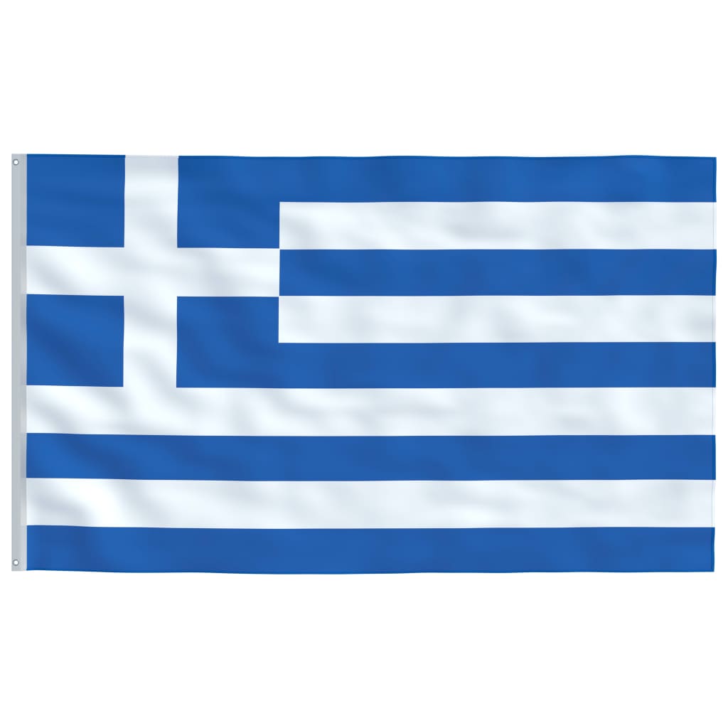 Görög zászló alumíniumrúddal 4 m 
