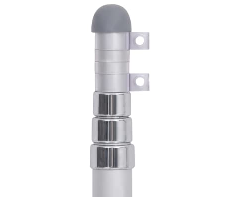 vidaXL Ireland Flag and Pole Aluminium 4 m