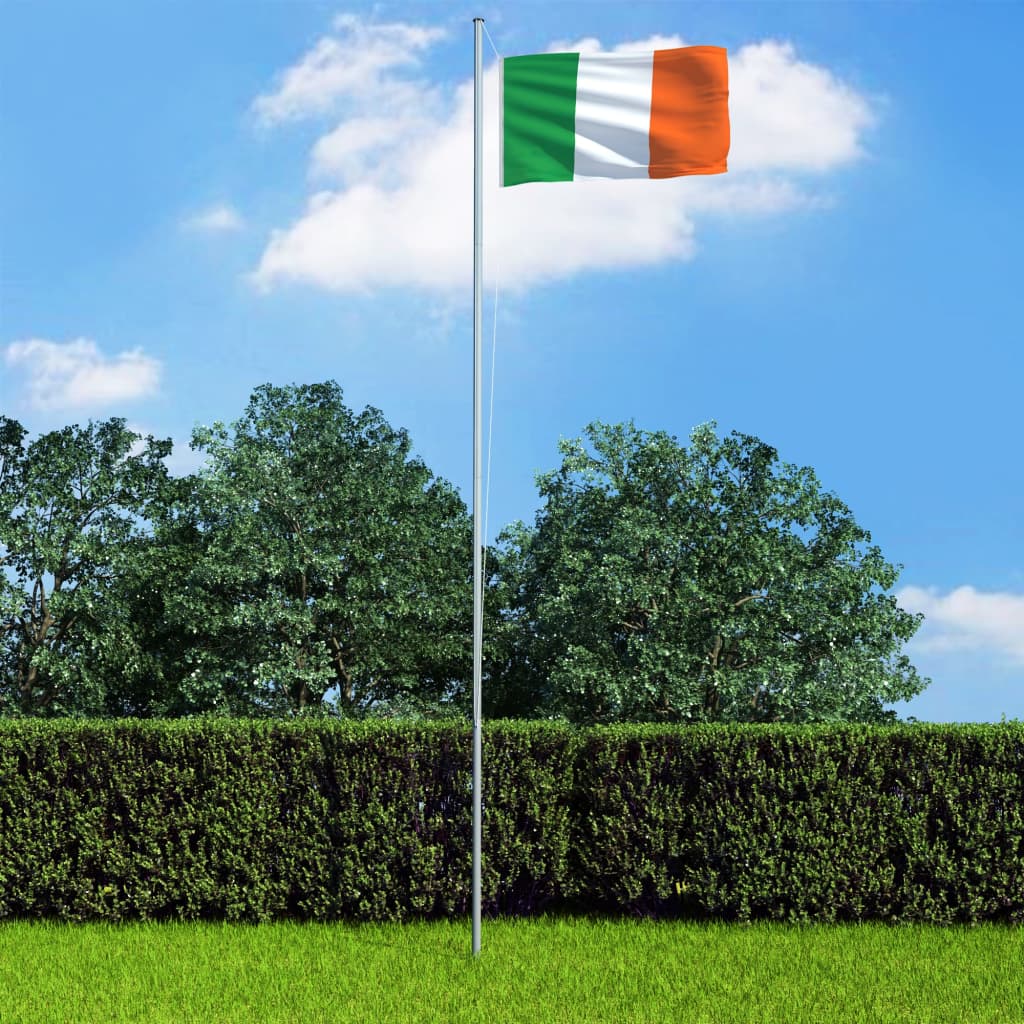 Iirimaa lipp ja lipumast, al..