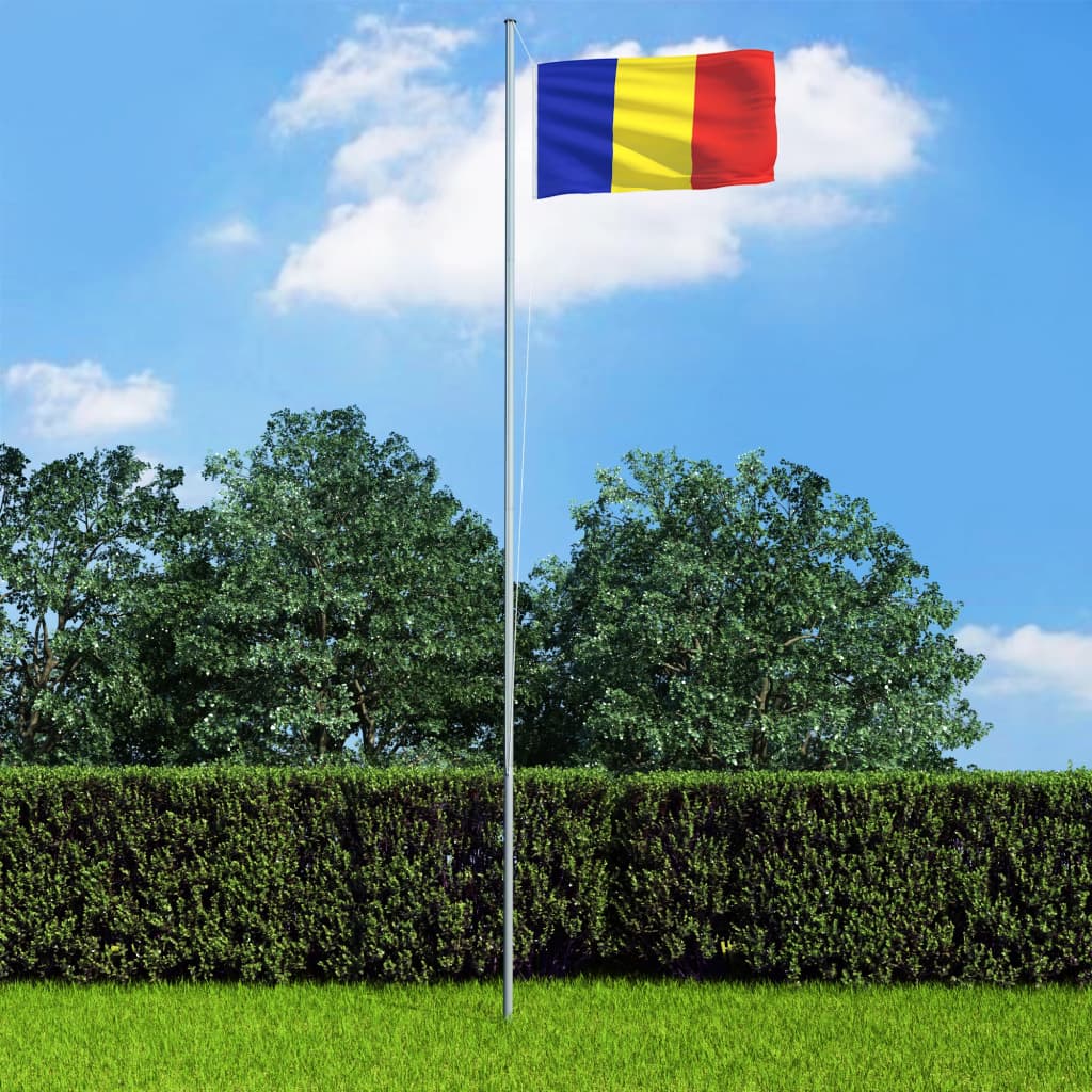 Rumeenia lipp ja lipumast, a..