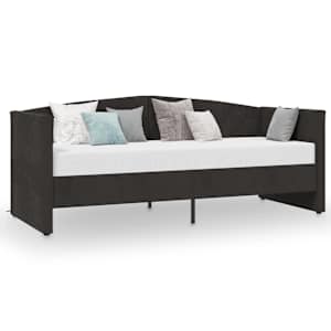Válenda s USB černá samet 90 x 200 cm - obrázek 2