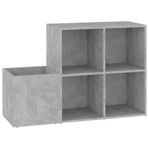 Botník do předsíně betonově šedý 105x35,5x70cm kompozitní dřevo - obrázek 2