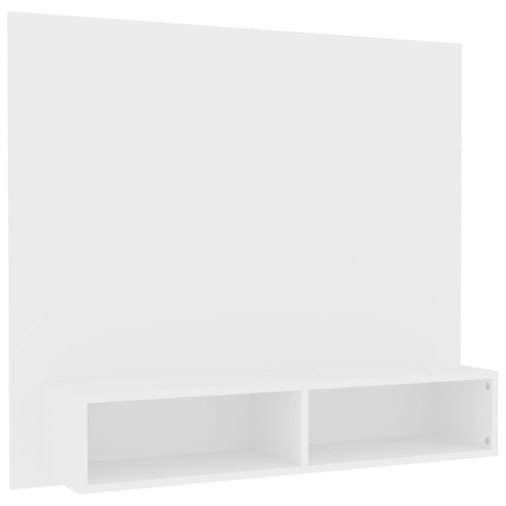 TV-Wandschrank Weiß 102×23,5×90 cm Spanplatte