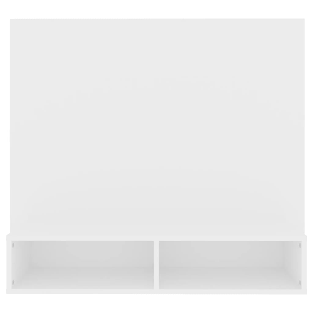 vidaXL Armário de parede para TV 102x23,5x90 cm contraplacado branco