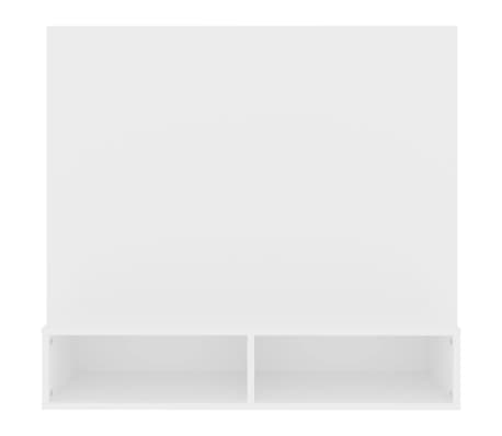 vidaXL TV-taso seinälle valkoinen 102x23,5x90 cm lastulevy