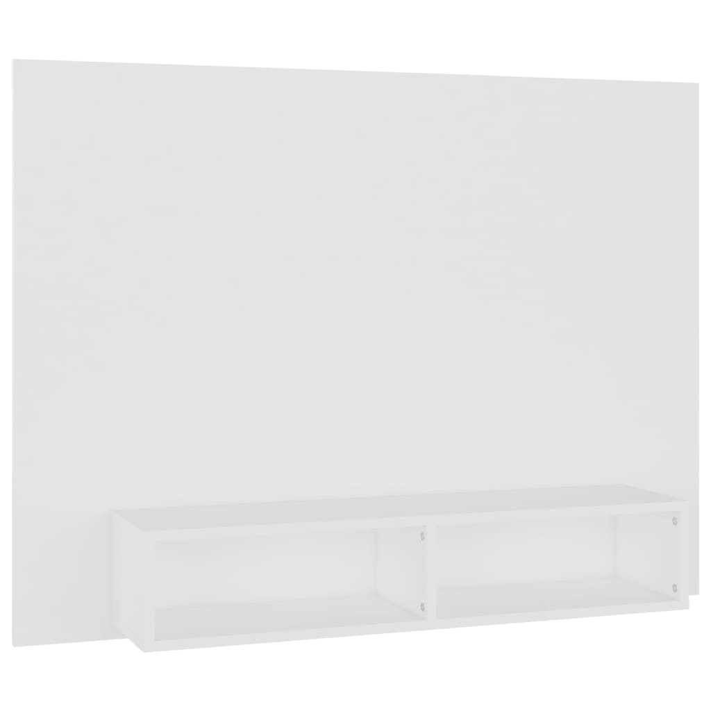 vidaXL Nástěnná TV skříňka bílá 120 x 23,5 x 90 cm dřevotříska