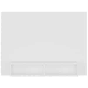 Nástěnná TV skříňka bílá 120 x 23,5 x 90 cm dřevotříska - obrázek 3
