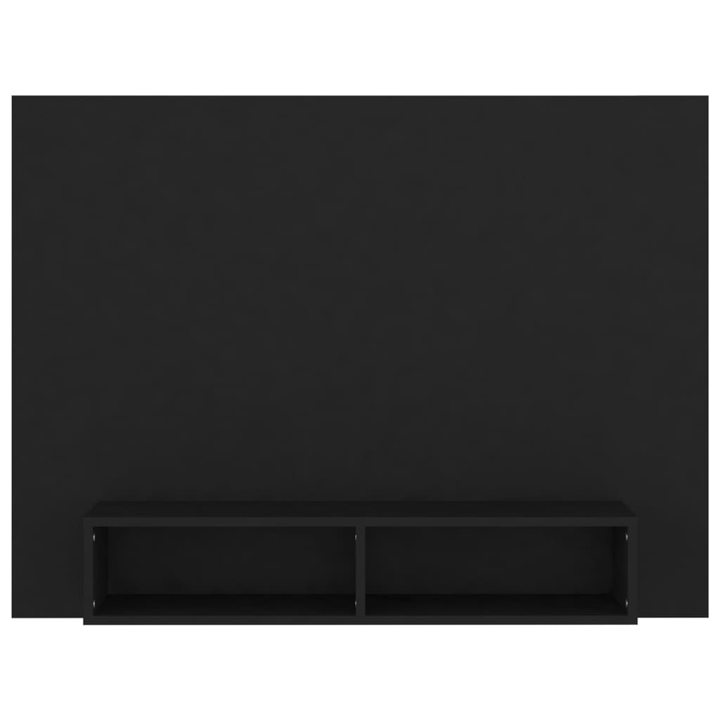 

vidaXL Tv-wandmeubel 120x23,5x90 cm spaanplaat zwart