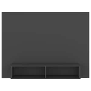 vidaXL Έπιπλο Τηλεόρασης Τοίχου Γκρι 120 x 23,5 x 90 εκ. Μοριοσανίδα