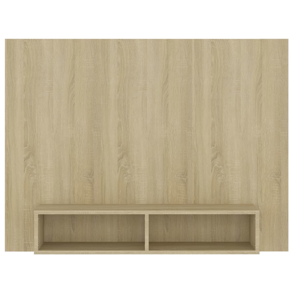 vidaXL Tv-wandmeubel 120x23,5x90 cm bewerkt hout sonoma eikenkleurig afbeelding