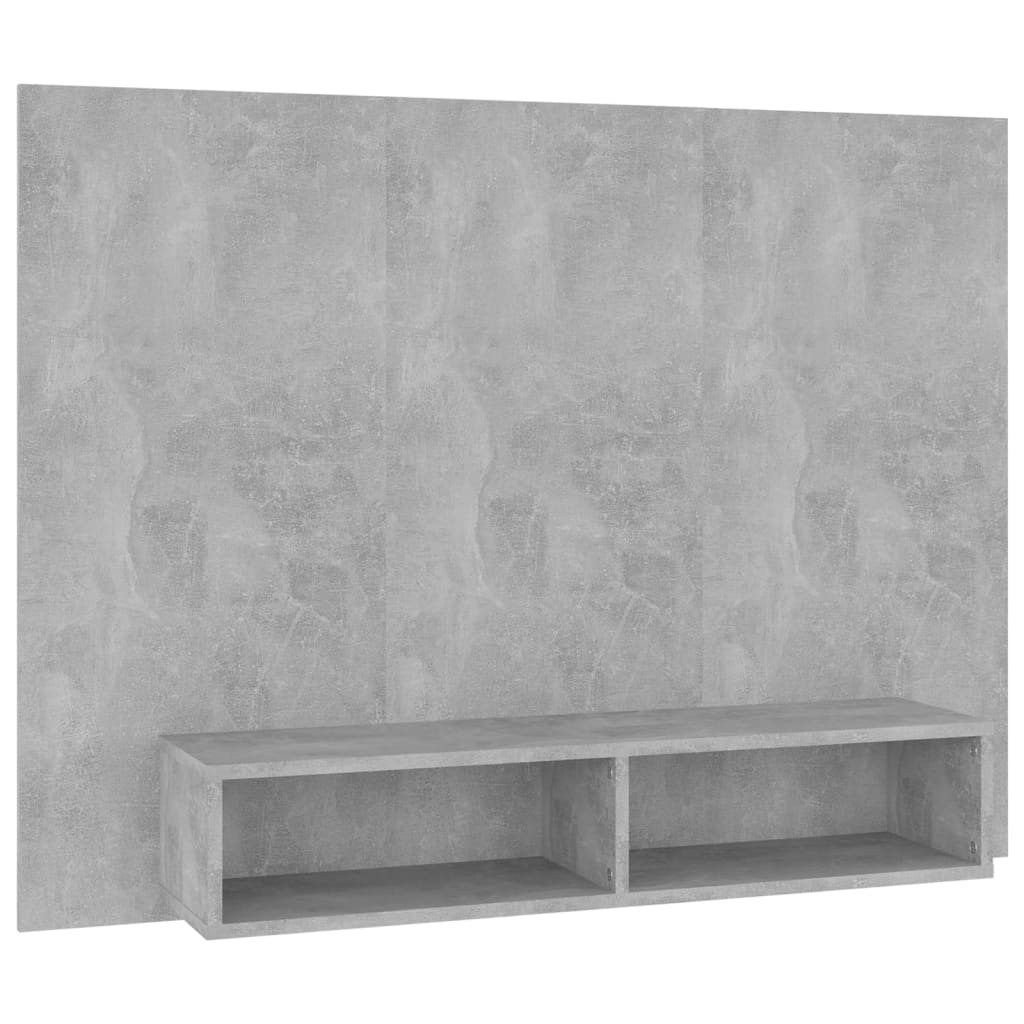 vidaXL Nástěnná TV skříňka betonově šedá 120x23,5x90 cm dřevotříska