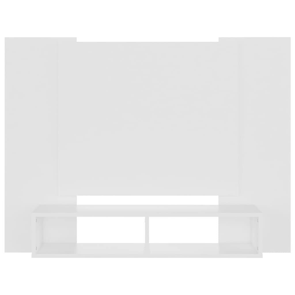 vidaXL Armário de parede para TV 120x23,5x90 cm contraplacado branco