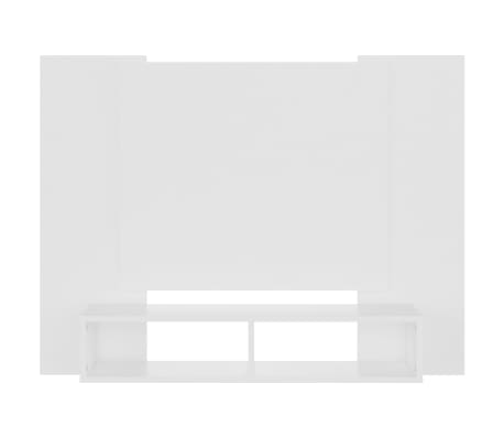 vidaXL Armário de parede para TV 120x23,5x90 cm contraplacado branco