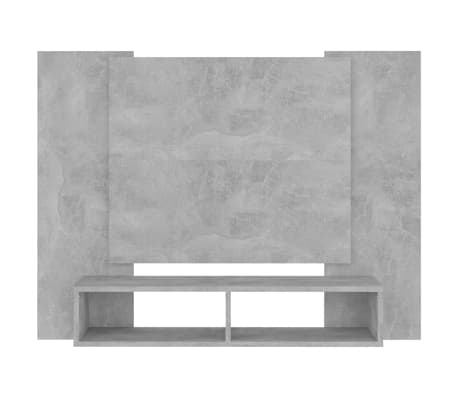 vidaXL Mueble de TV de pared madera contrachapada gris 120x23,5x90