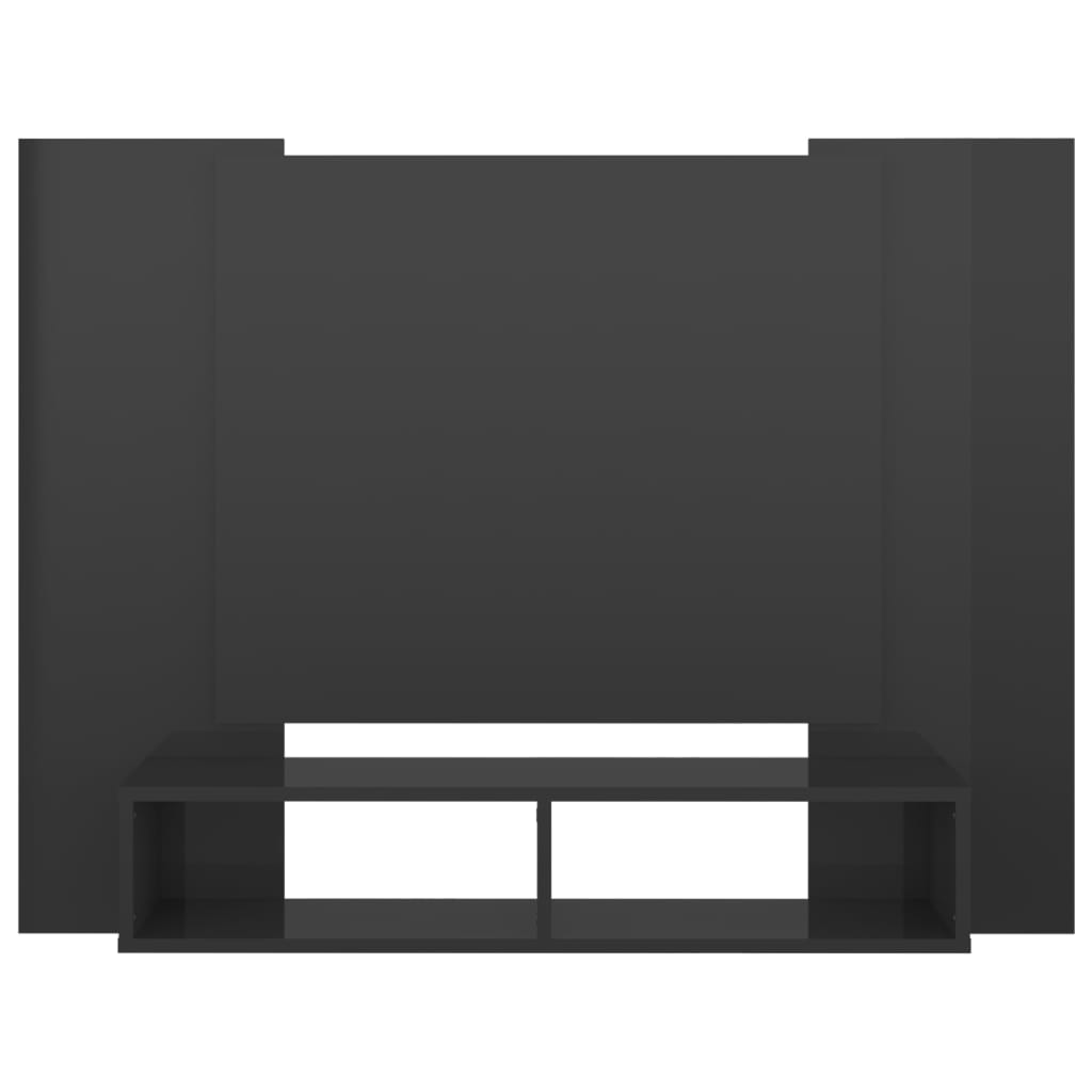 

vidaXL Tv-wandmeubel 120x23,5x90 cm spaanplaat hoogglans grijs